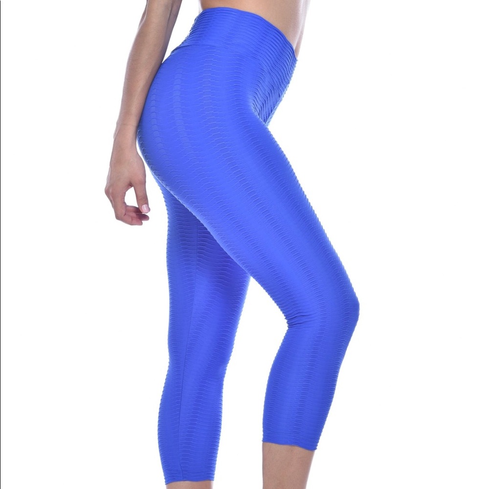 NWOT Booty By Brabants Cropped Capri Royal